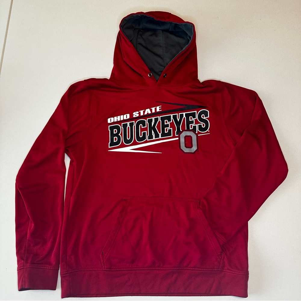 Adult Size M Ohio State Buckeyes Authentic Apparel Red Hoodie